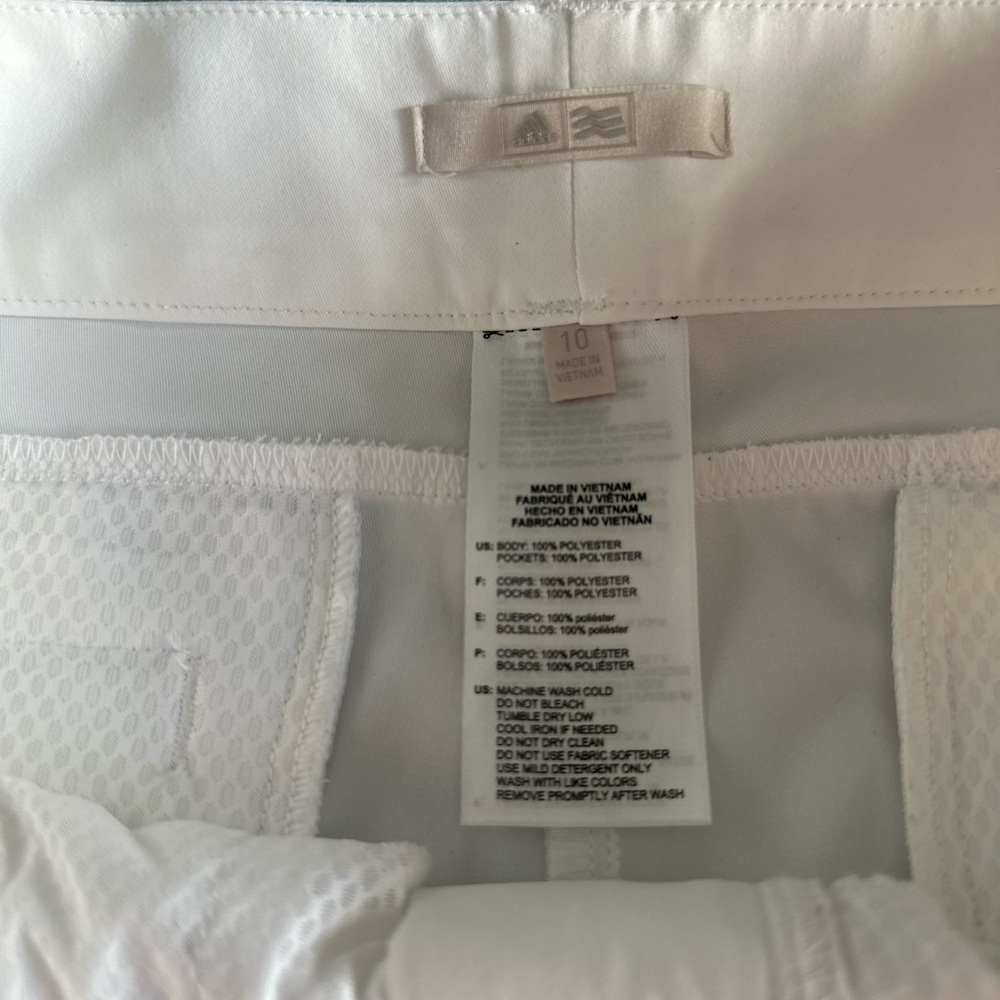 Adidas solid white short - Picture 3 of 7